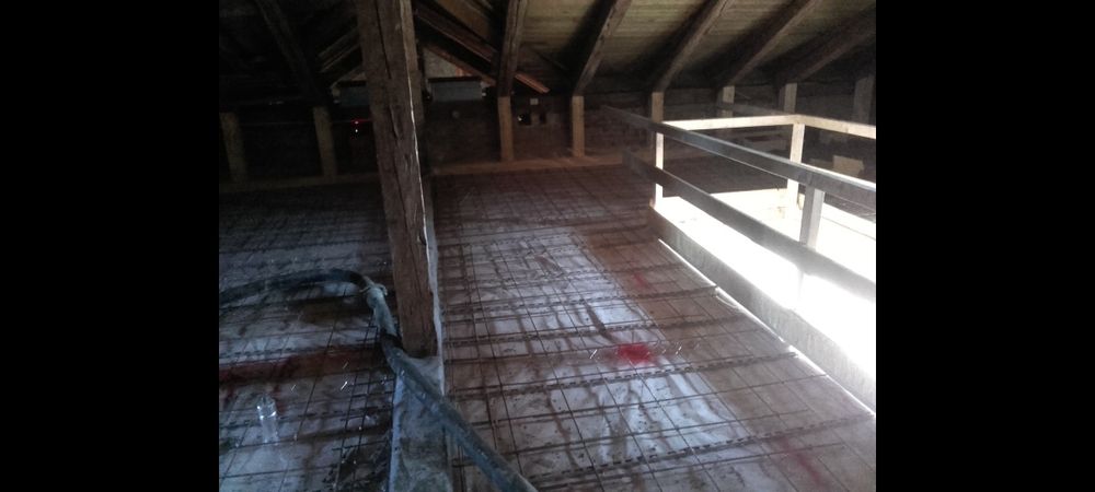 Strop drewniano - betonowyWzmacnianie i regeneracja stropów drewnianyc