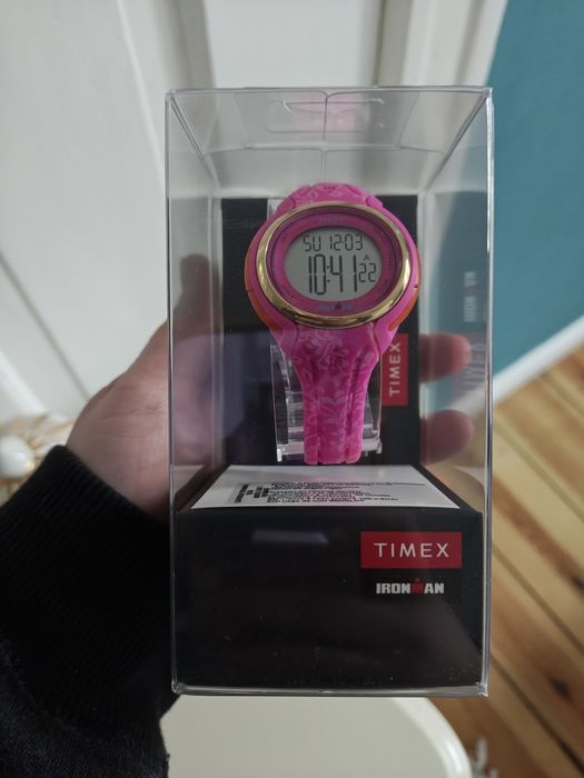Zegarek damski sportowy różowy Timex Ironman TW5M03000