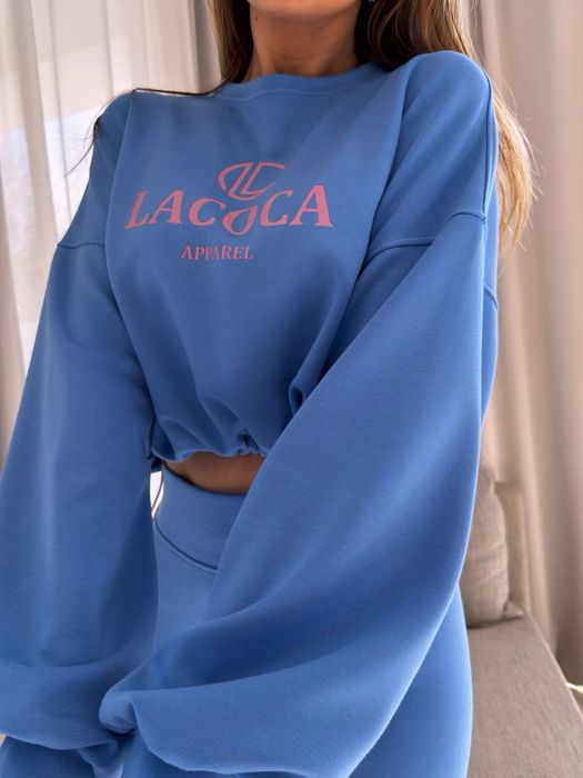 Komplet FLEX La Coca niebieski - bubblegum M/L