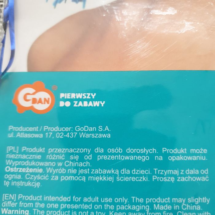 Peruka foliowa niebieska włosy GoDan Disco Fotobudka