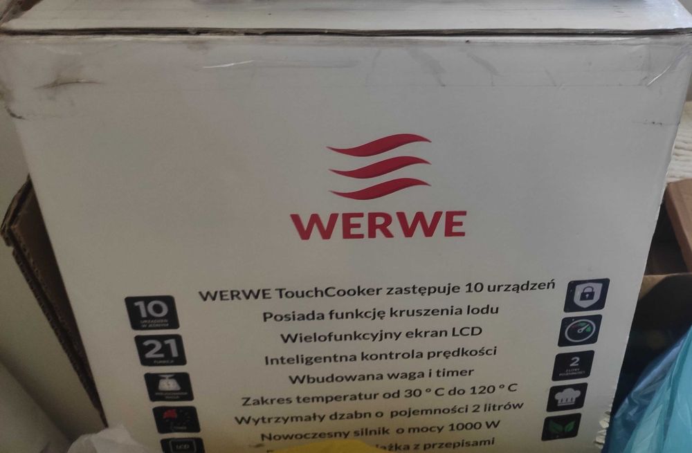 Werwe  Touchcooker + PRZEPISY robot kuchenny