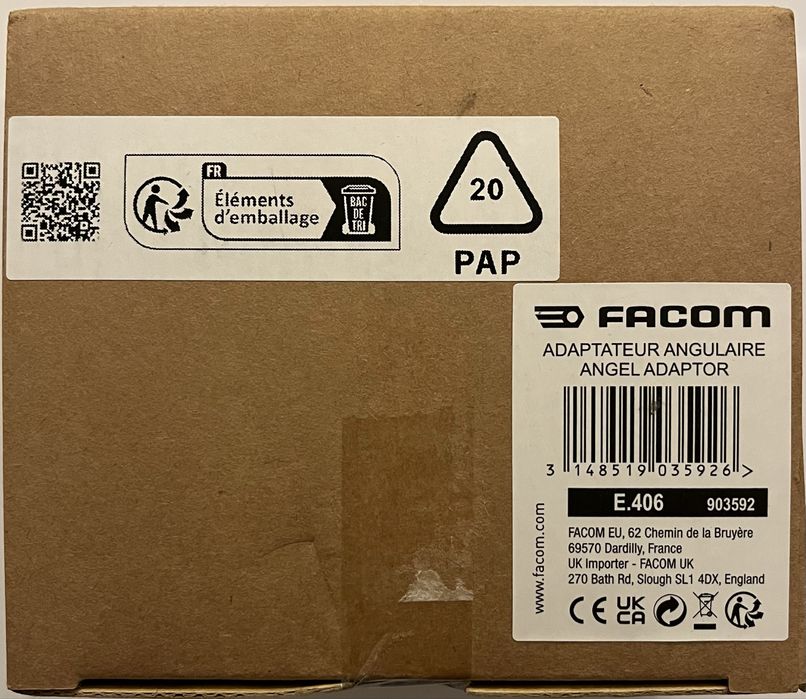 Facom Adaptador Angular E.406