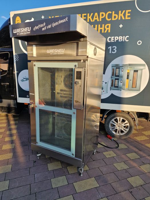 Хлібопіч Хлебопечь для пекарни Wiesheu B15 NEU c выездной тележкой