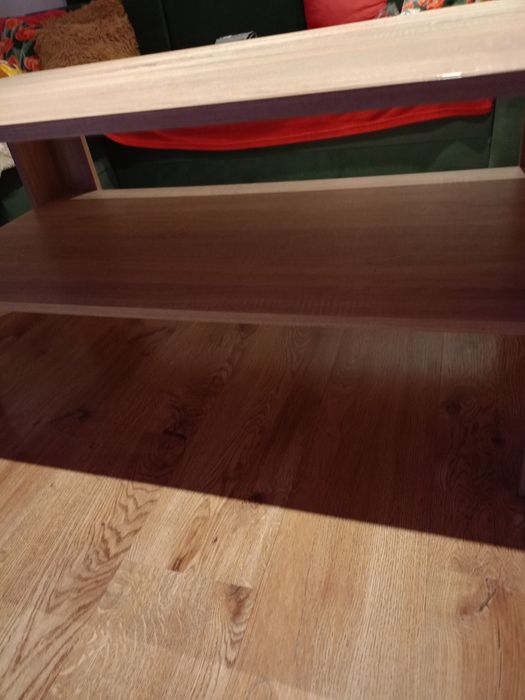 Ława dąb sonoma z półką