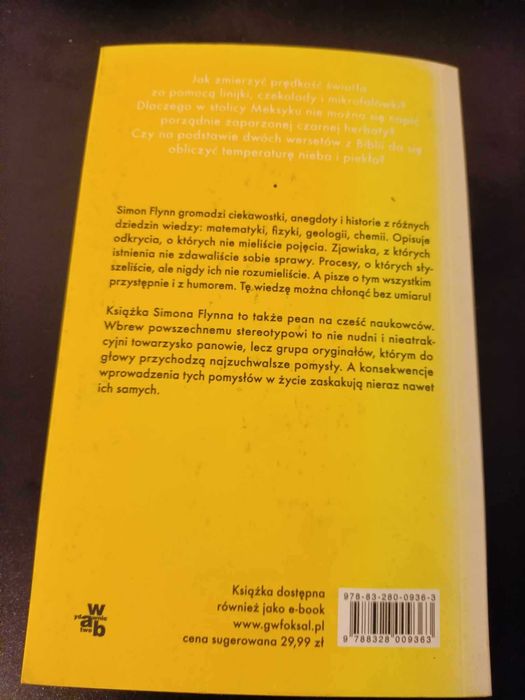 Naukowa lista przebojów - Simon Flynn