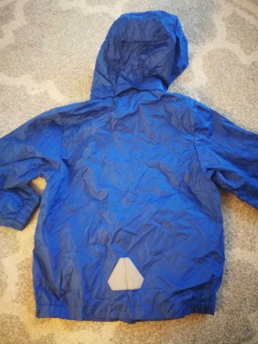 Kurtka wiatrówka H&M niebieska przeciwdeszczowa 110 / 116