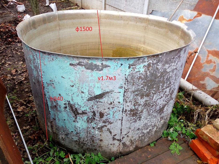 ёмкости, баки нержавейка для воды 220л.