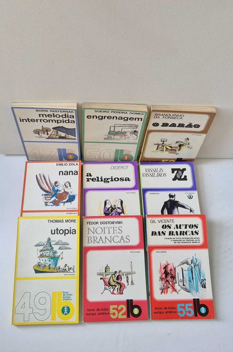 Colecção  "LIVROS de BOLSO EUROPA-AMÉRICA" [vários]