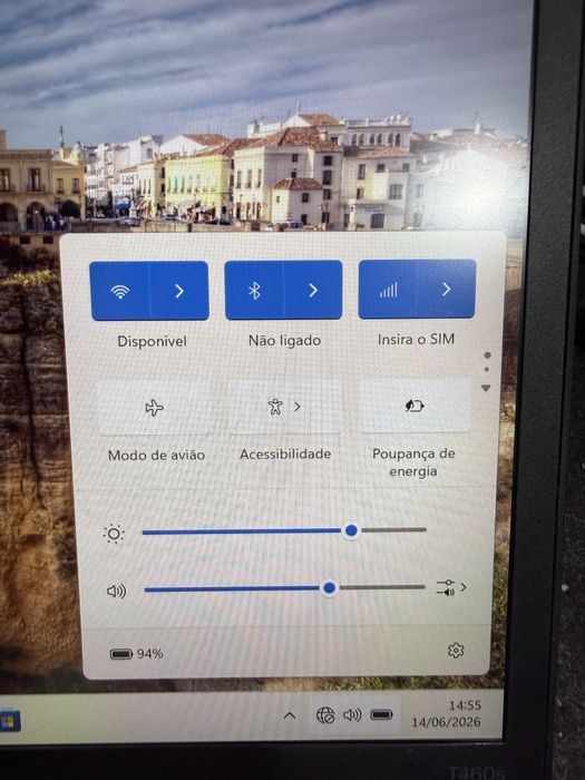 Portátil Lenovo T460s 14” i5 6th 12GB RAM 256GB SSD Dual Battery