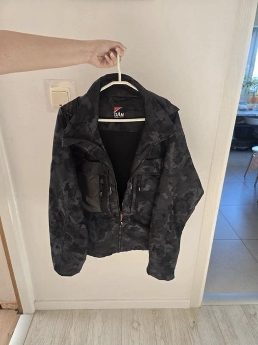 Kurtka wędkarska DAM CamoVision XL przeciwdeszczowa moro na ryby