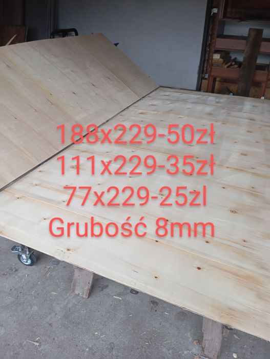 Sklejka duże arkusze