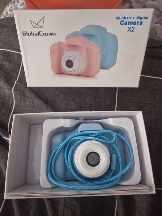 HD Digital Camera X2 for Kids, 64GB, 12MP Video, 1080P, Blue