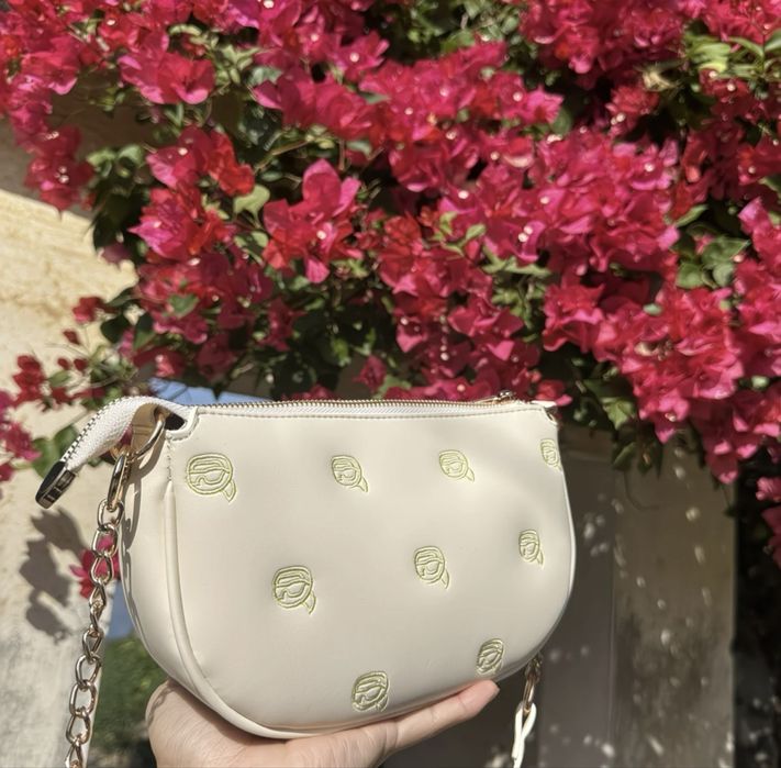 Сумка жіноча Karl Lagerfeld чорна біла нова