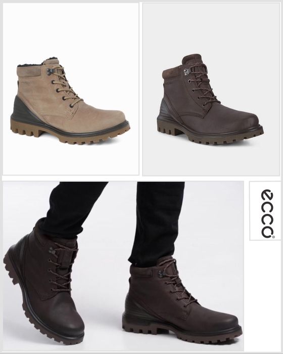 Чоловічі зимові черевики Ecco Tred Tray 40 41 vужские зимние ботинки