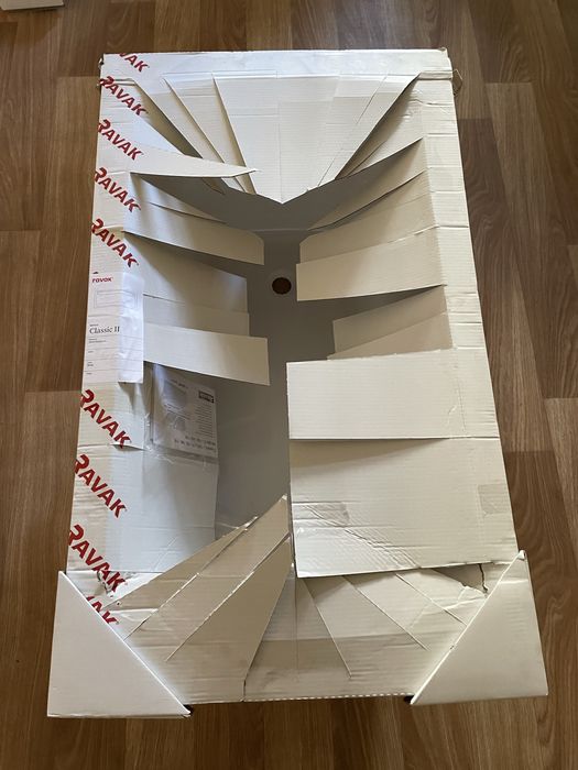 Ванна акрилова  RAVAK CLASSIC II 120X70 Нова