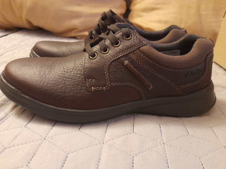 Sapatos homem Clarks pele natural