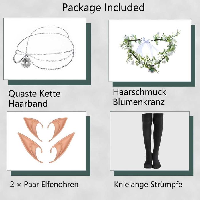 Kostium irlandzki renesansowy damski