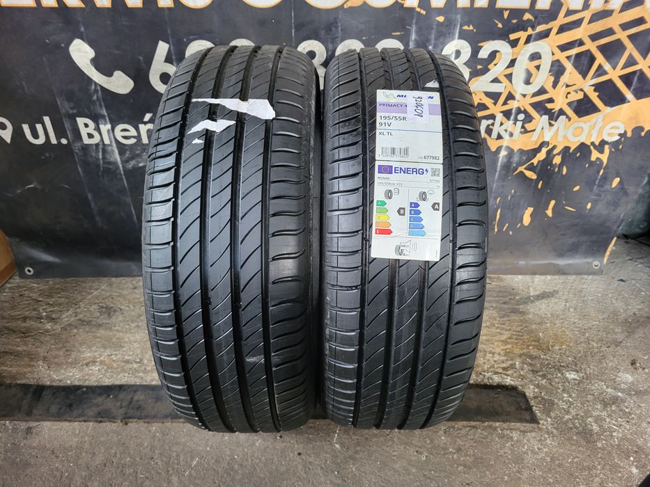 Opony letnie 195/55/16 Michelin Nowe 21rok