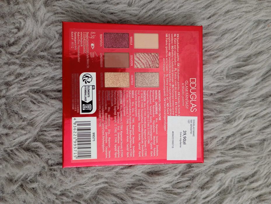 Paletka cieni Douglas zimowa wersja nowe