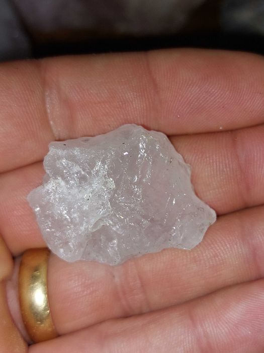 Quartzo rosa e branco