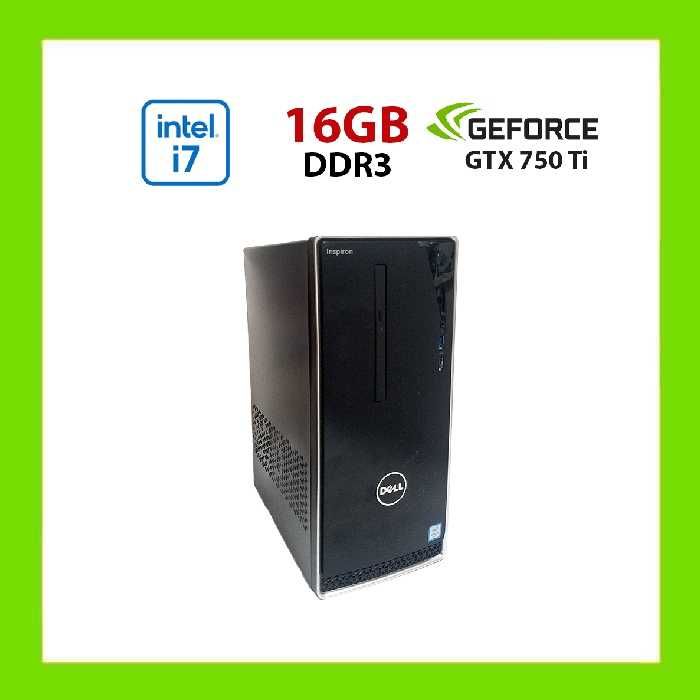 Ігровий ПК Dell Inspirion 3650 /Core i7-6700K (4 (8) ядра по 4.0 - 4.2 GHz) / 16 GB DDR3 / 512 GB SSD / GeForce GTX 750 Ti, 2GB/ Wi-Fi+Bluetooth