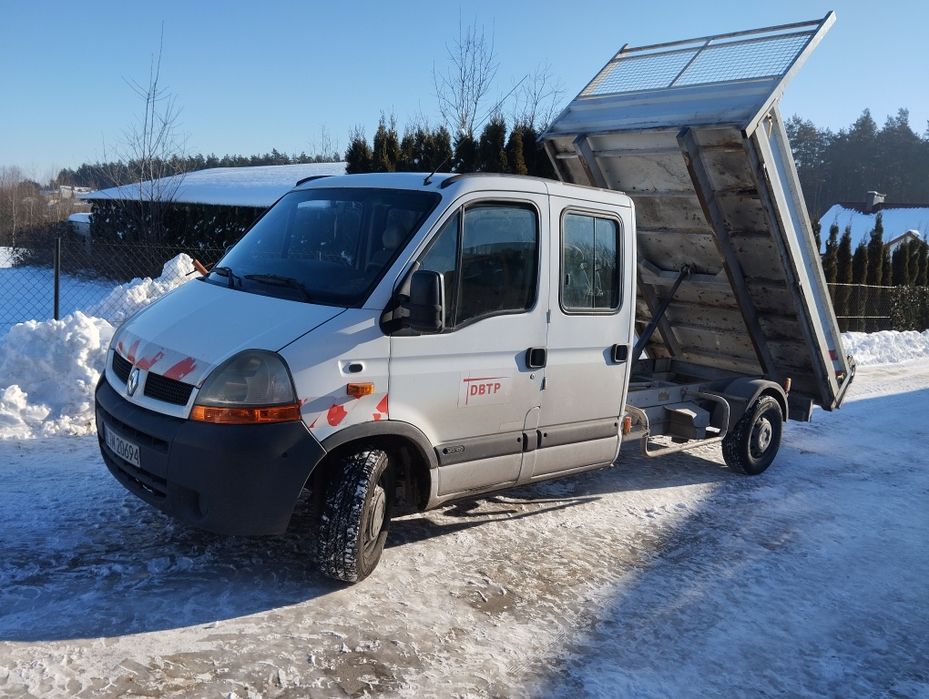 Renault Master 2005r Brygadówka 7 osób Oryginalna wywrotka