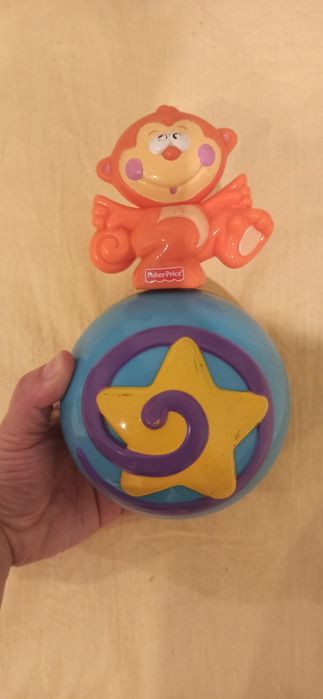 Małpka Fischer Price z dźwiękiem dla niemowląt
