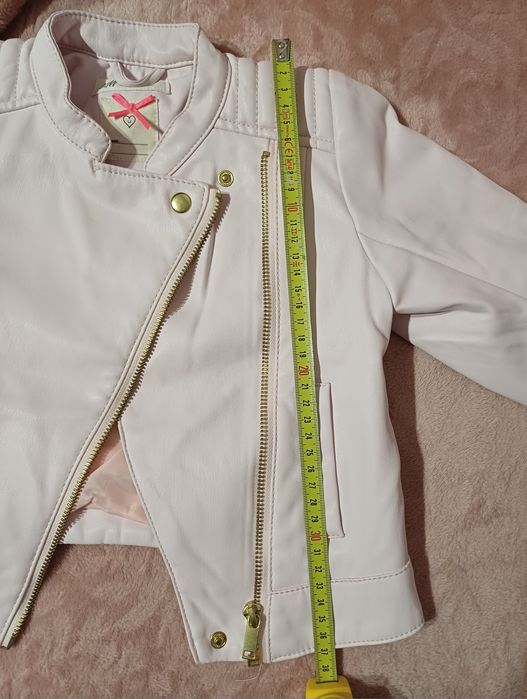 Kurtka dziewczęca rozm 104, h&m eko-skóra (3-4 lata)