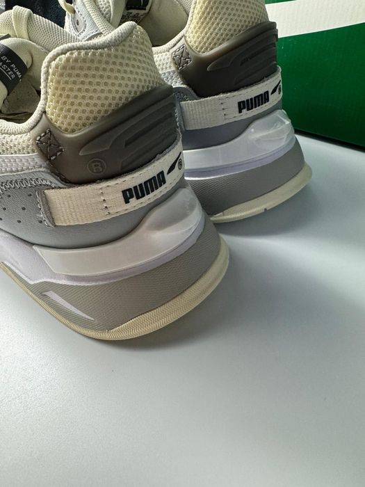 Nowe sneakersy sportowe PUMA Mirage Sport Hacked białe szare 41