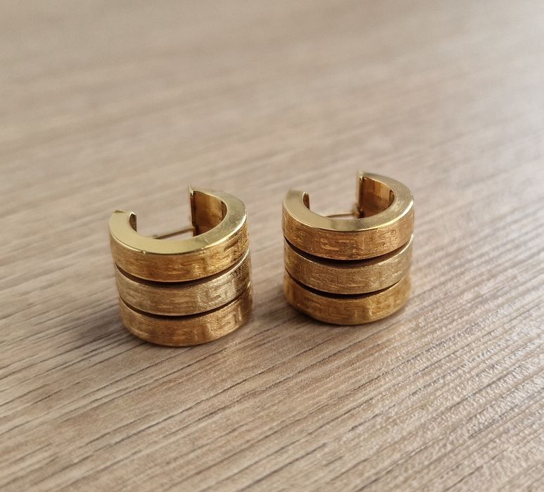 Argolas em Ouro 19.2k / Versace Design