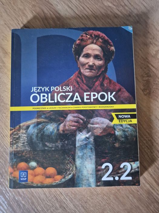 Podręcznik Język polski Oblicza Epok  2.2