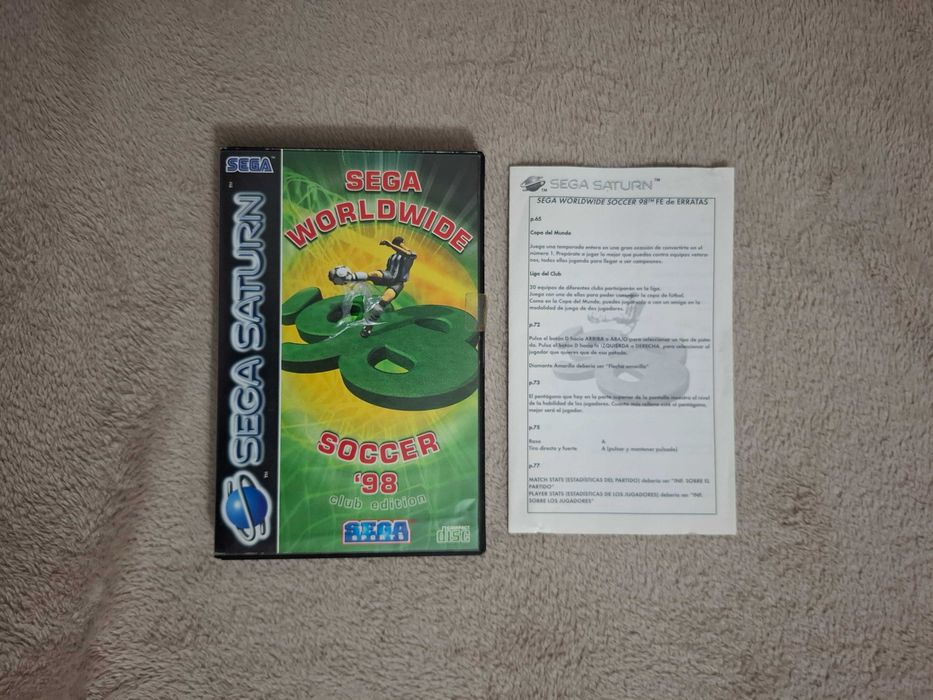 Sega Worldwide Soccer 98 (Sega Saturn)