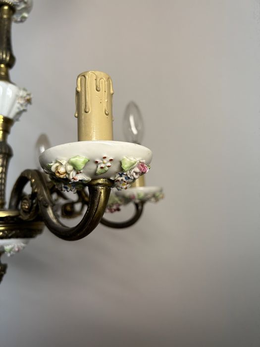 Candeeiro vintage em louca