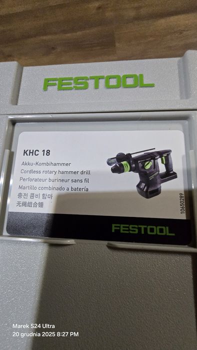 Młotowiertarka Festool KHC 18 5,0 EBI PLUS