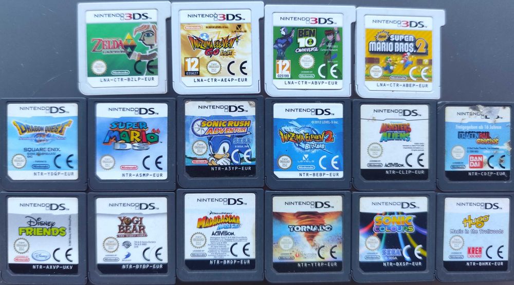 Nintendo 3DS e DS - Diversos Jogos em Excelente Estado!