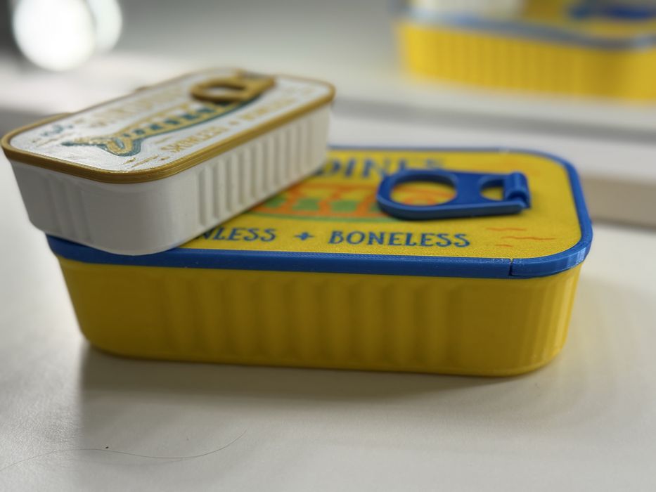 Porta‑Joias em Forma de Sardinha • Caixa Original • Arrumação de Joiasl • Colaresl • Brincosl • Anéis • Bijuteria