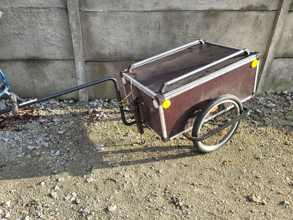 Przyczepka Rowerowa Roland Jumbo Wózek Ogrodowy Transportowy