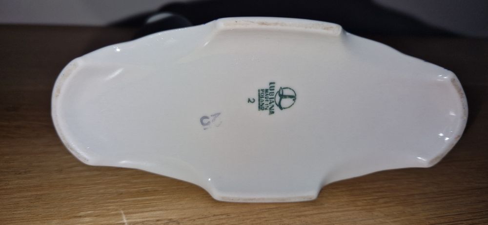 Porcelana Orbis  świecznik nowy Lubiana PRL