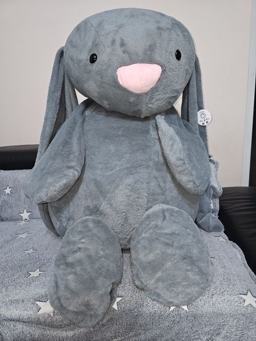 Mis gustaw Królik Figo, szary 160 cm