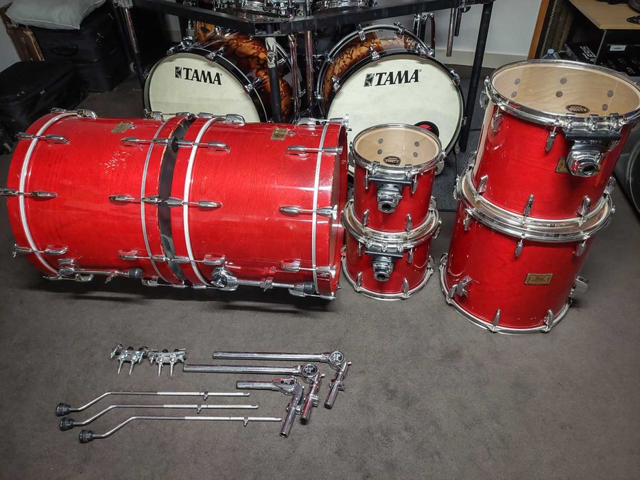 Unikatowa perkusja Pearl Masters BRX: 2x22, 10, 12, 14, 16