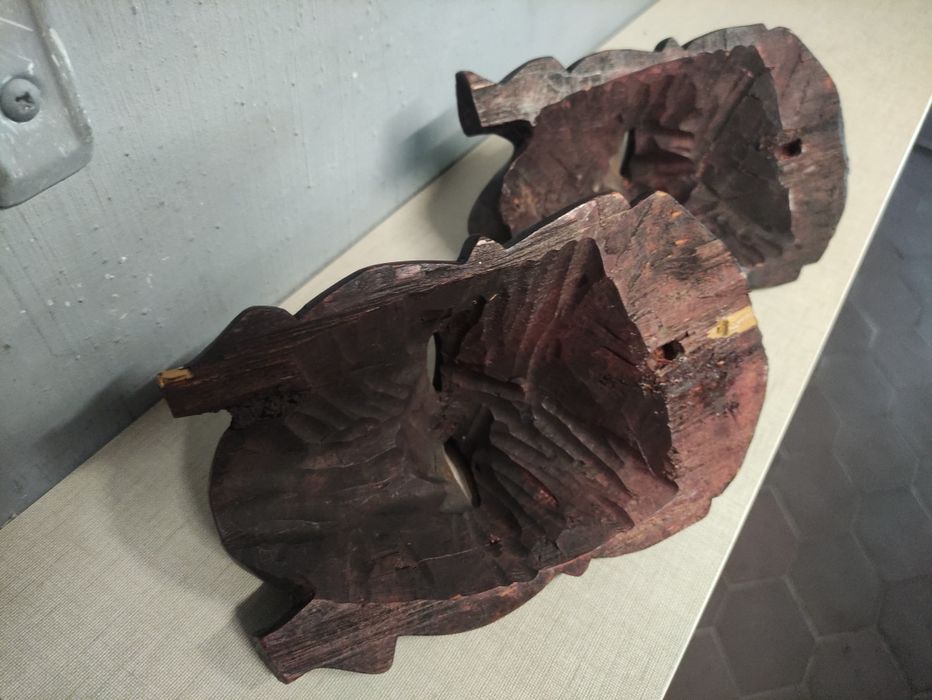 Máscara de madeira africana