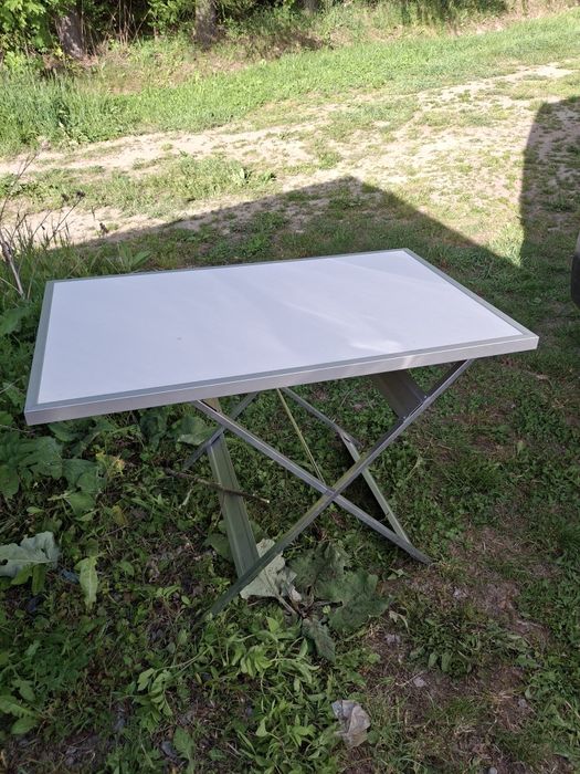 Stół turystyczny stolik aluminiowy nowy