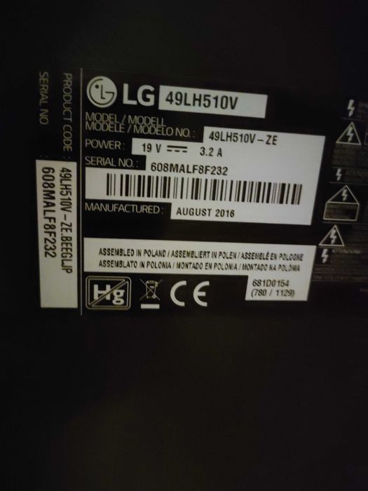 Telewizor LG 49LH510V