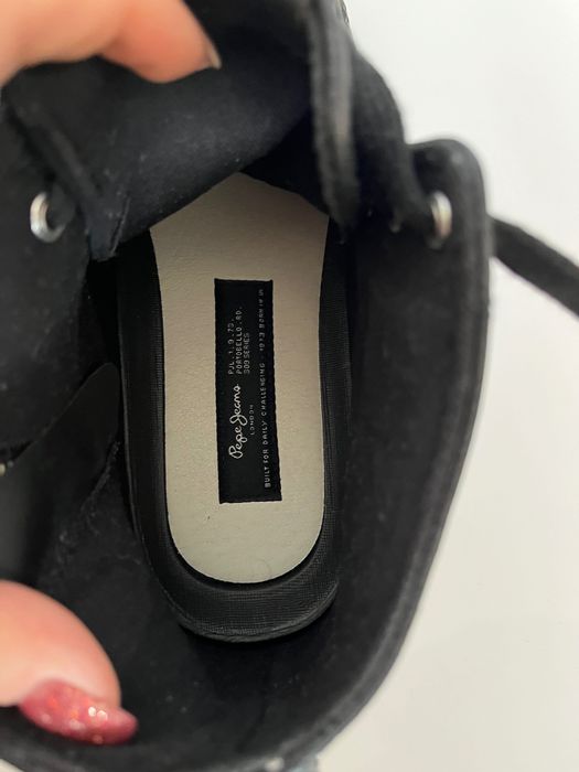 Trampki skórzane męskie Pepe Jeans; nowe, z metką; rozmiar 42