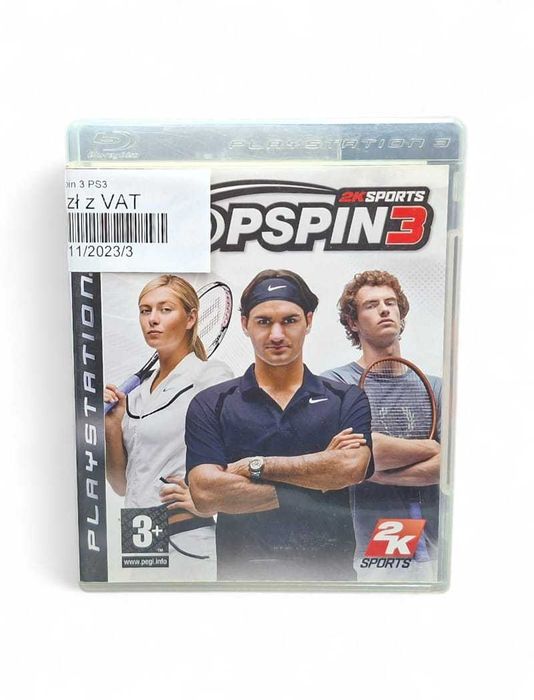 Gra 2K Sports Topspin 3 PlayStation 3