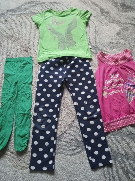 Ubrania dla dziewczynki rozmiar 110-116