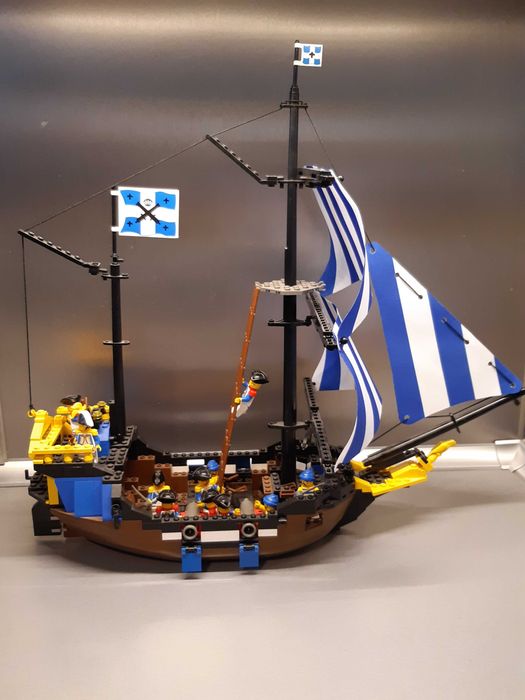 NOWE drukowane żagle Lego Pirates 6274 Caribbean Clipper custom