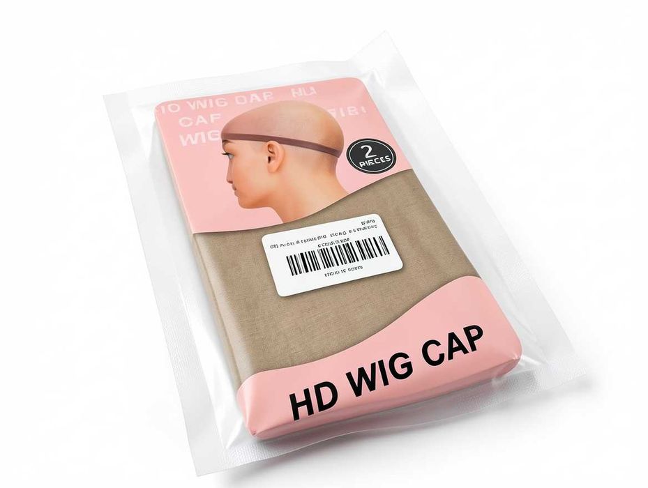 E008 Siatkowa Czepek Pod Perukę HD Wig Cap Zestaw 2 Sztuki