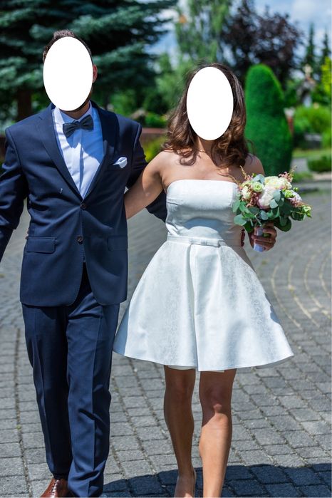 Suknia ślubna krótka