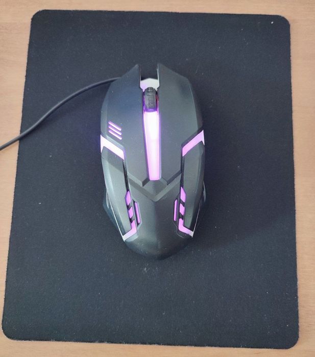 Mouse Gamer RGB com fio